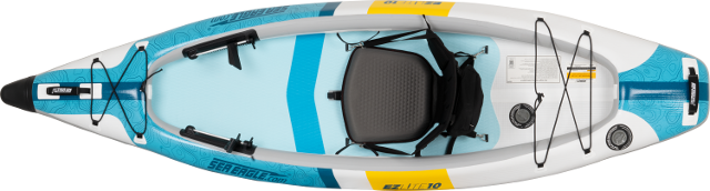 Sea Eagle EZLITE10K_D 10' EZLite10 Inflatable Kayak Deluxe Package New