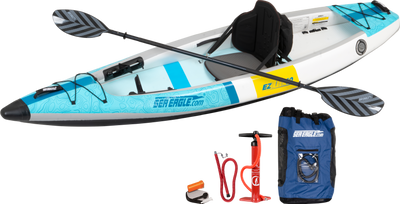Sea Eagle EZLITE10K_P 10' EZLite10 Inflatable Kayak Pro Package New