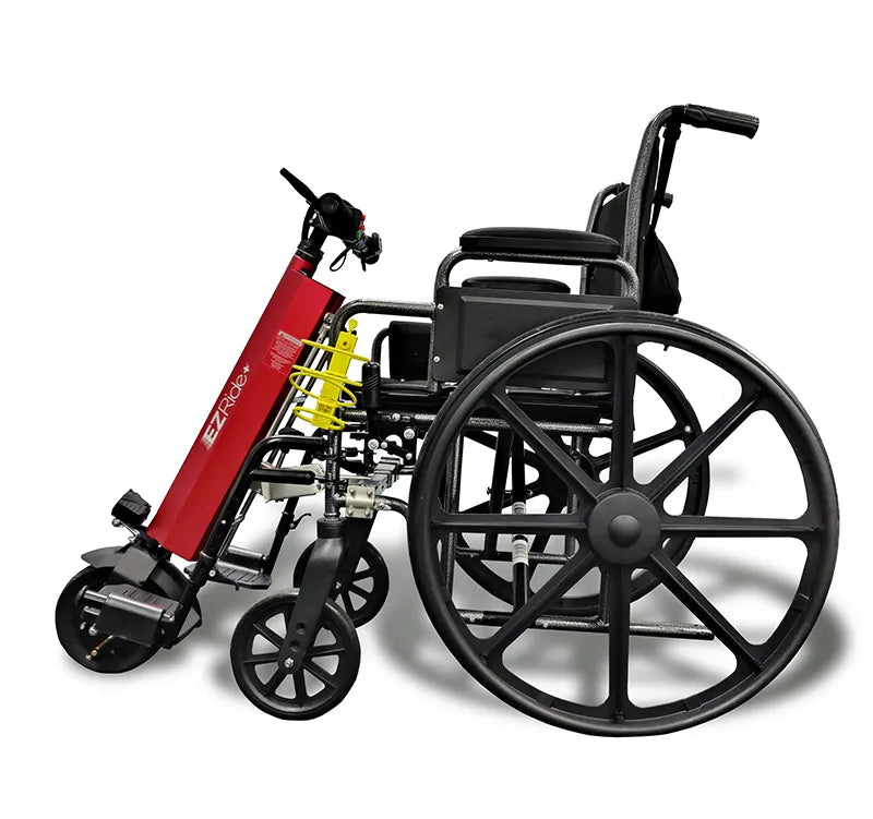 Shield Innovations EZ Ride+ Wheelchair Power Assist Attachment 12-15 Mile Range 36V Li-ion New