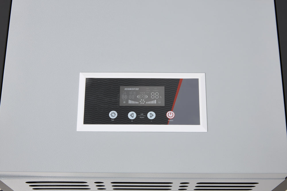 190-Pint Commercial Dehumidifier – Built-In Pump, Drain Hose, 15000 Sq Ft Coverage