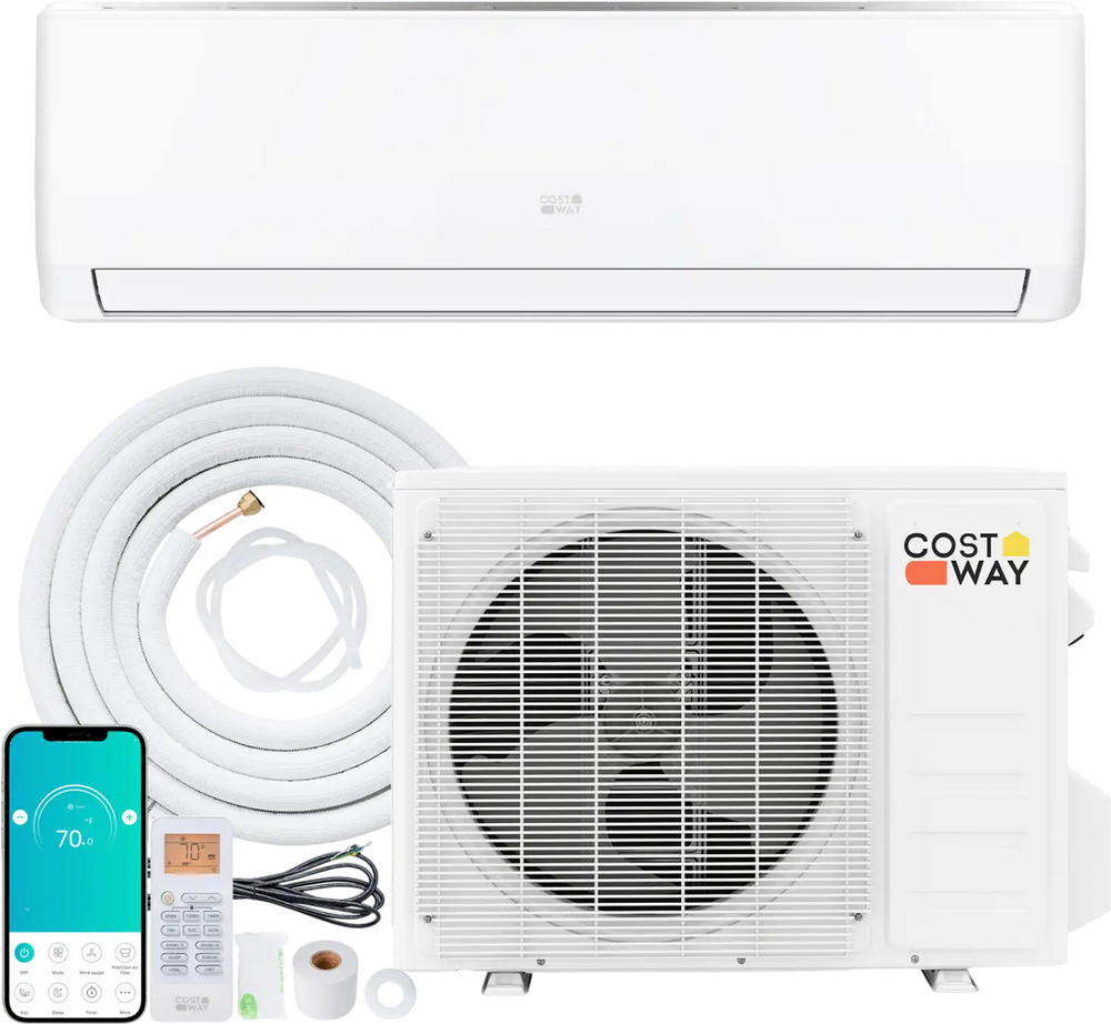 EcoGuard Series 12000 BTU 20 SEER2 115V Mini Split Air Conditioner and Heater