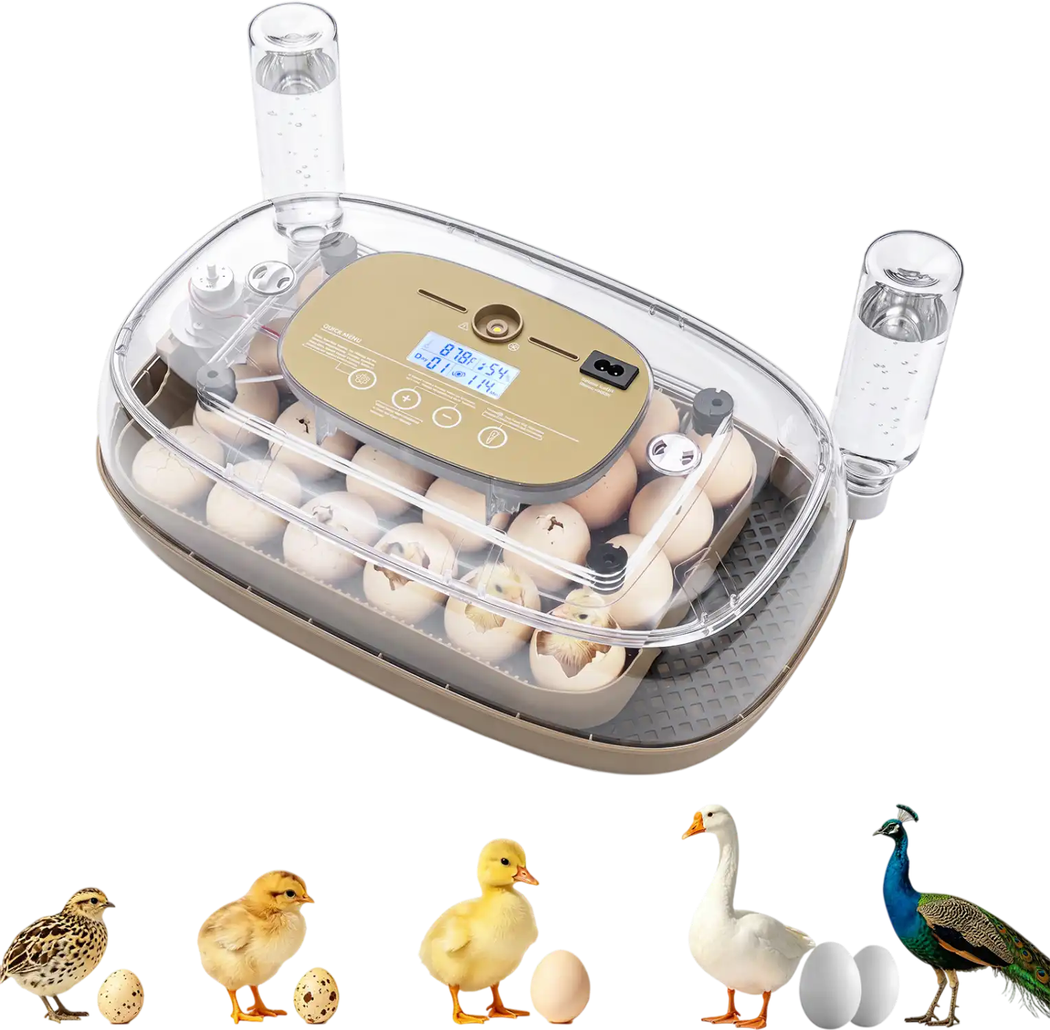 Costway Egg Incubator Temp Humidity Control 16248997 New