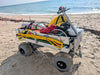 Alumacart Electric Big Kahuna BKEW Rust Resistant Extra Large Beach and Fishing Wagon with Rod Holders New