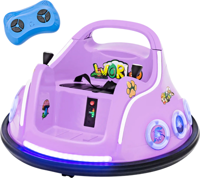 Costway 12V Electric Ride-On Car w/ Remote Control LED Lights 89125746 New