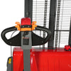 2640lbs Lithium-ion Electric Straddle Stacker,  138" Lift,  Adjustable Legs & Forks,  F26-138S