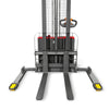 2640lbs Electric Straddle Stacker,  118" Lift,  Adjustable Legs & Forks,  F26-118SLA