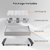 Electric buffet server food warmer with 3 stainless steel trays, see-through lids, and adjustable temperature for easy.