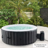 1350W electric heater pump with touch panel and LED display, designed for efficient heating of inflatable hot tubs.