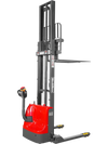 2640lbs Electric Straddle Stacker,  118" Lift,  Adjustable Legs & Forks,  F26-118SLA