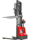 2640lbs Lithium-ion Electric Straddle Stacker,  98" Lift,  Adjustable Legs & Forks,  F26-98S