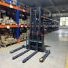 2640lbs Lithium-ion Electric Straddle Stacker,  138" Lift,  Adjustable Legs & Forks,  F26-138S