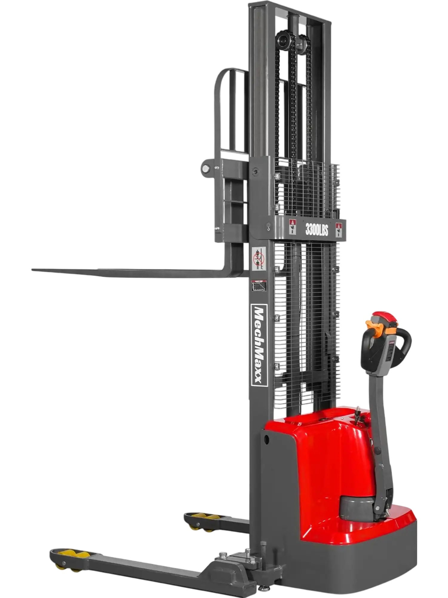 MechMaxx F33-98SLA Stacker 3300 lbs Electric Straddle 98