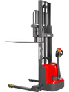 3300lbs Electric Straddle Stacker,  98" Lift,  Adjustable Legs & Forks,  F33-98SLA
