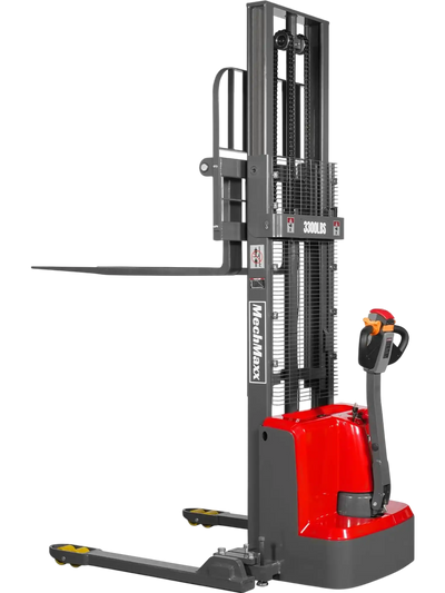 MechMaxx F33-98SLA Stacker 3300 lbs Electric Straddle 98