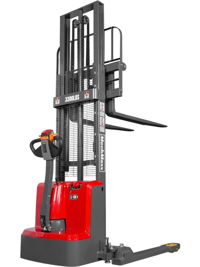 MechMaxx F33-98S Stacker 3300 lbs Lithium-ion Electric Straddle 98