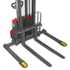 3300lbs Electric Straddle Stacker,  118" Lift,  Adjustable Legs & Forks,  F33-118SLA