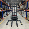 3300lbs Electric Straddle Stacker,  138" Lift,  Adjustable Legs & Forks,  F33-138SLA