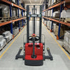 3300lbs Lithium-ion Electric Straddle Stacker,  138" Lift,  Adjustable Legs & Forks,  F33-138S