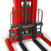 3300lbs Semi-Electric Straddle Stacker,  138" Lift,  Adjustable Legs & Forks,  S33-138S