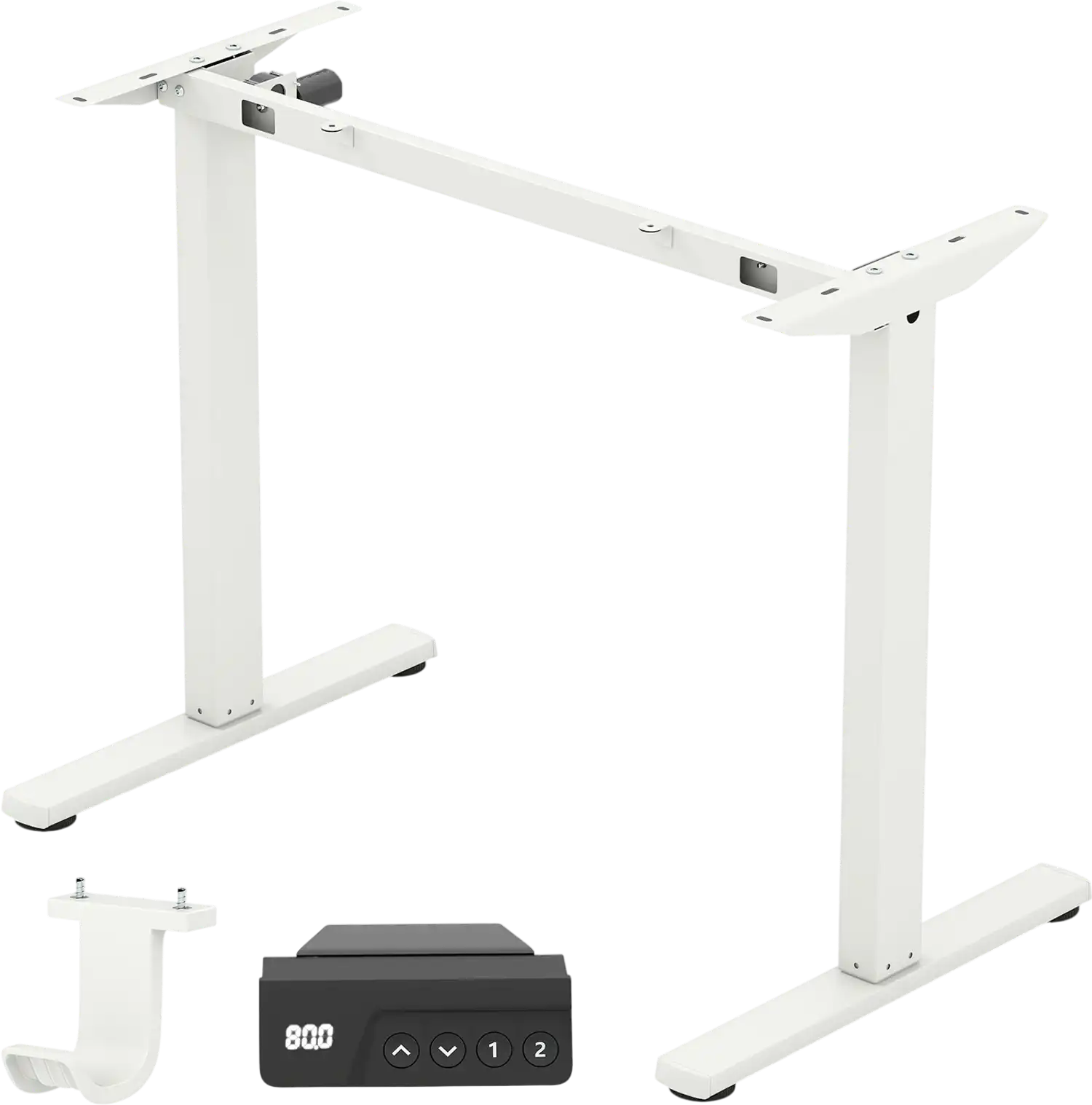 Costway Electric Standing Desk Frame Height Adjustable Desk Base LED Display 12660126 New