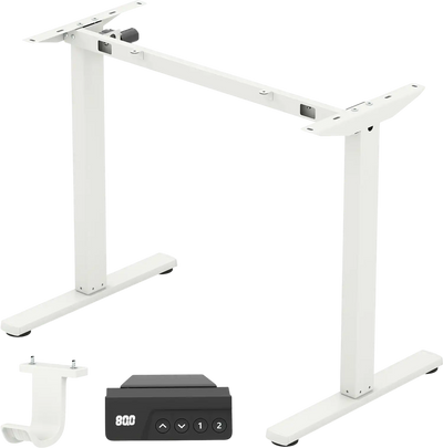 Costway Electric Standing Desk Frame Height Adjustable Desk Base LED Display 12660126 New