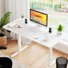 Electric Standing Desk with LED Display and 2 Memory Height Settings-White - Gallery View 1 of 9