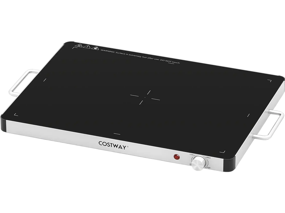 Electric Warming Food Warmer with Adjustable Temperature Control and Overheat Protection