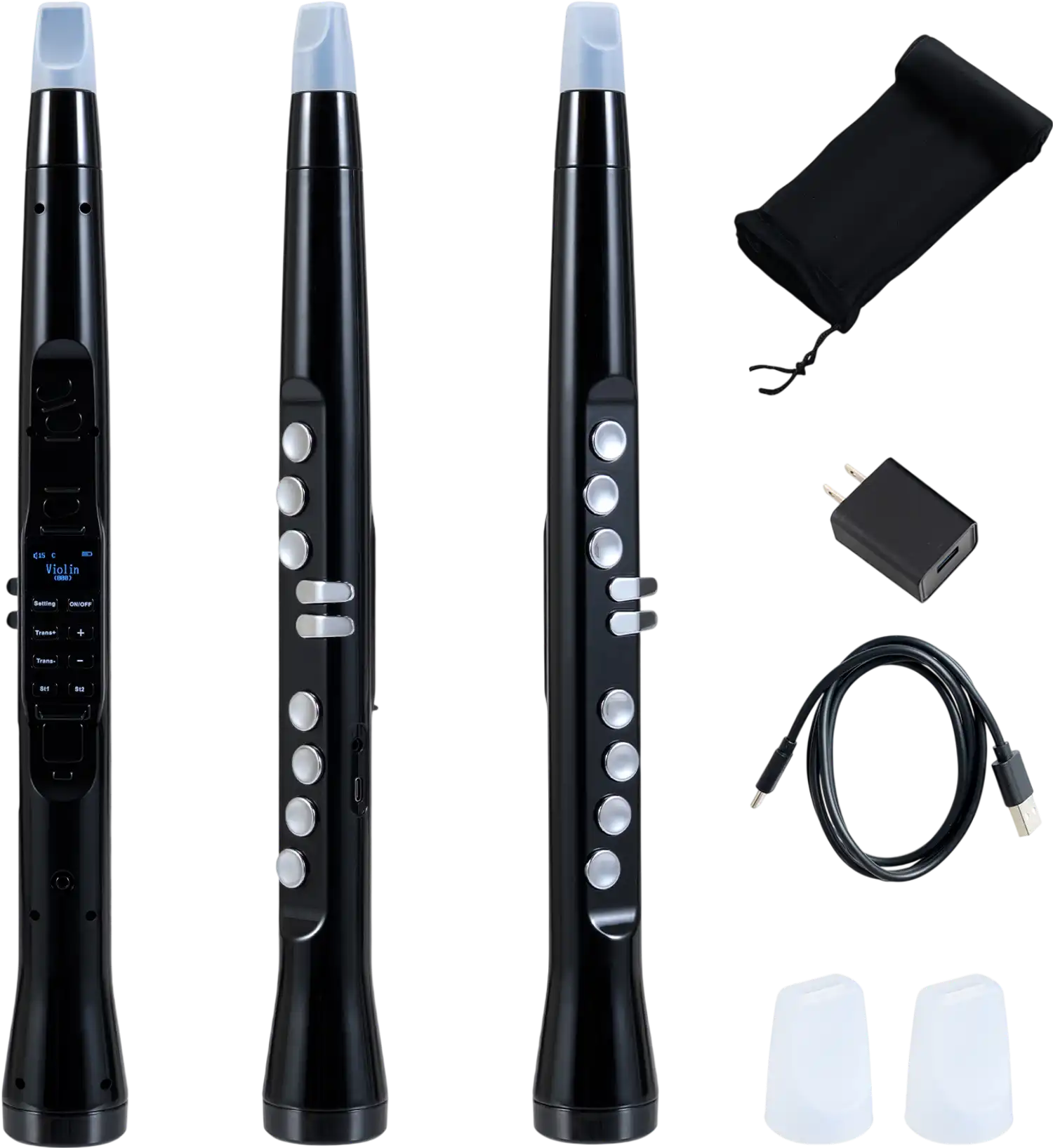 Costway Rechargeable Digital Saxophone Electronic Wind Instrument Synthesizer 93888941 New