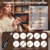 Electronic wind instrument synthesizer in black with 9 touch-sensitive keys for versatile playability and 100 tones.