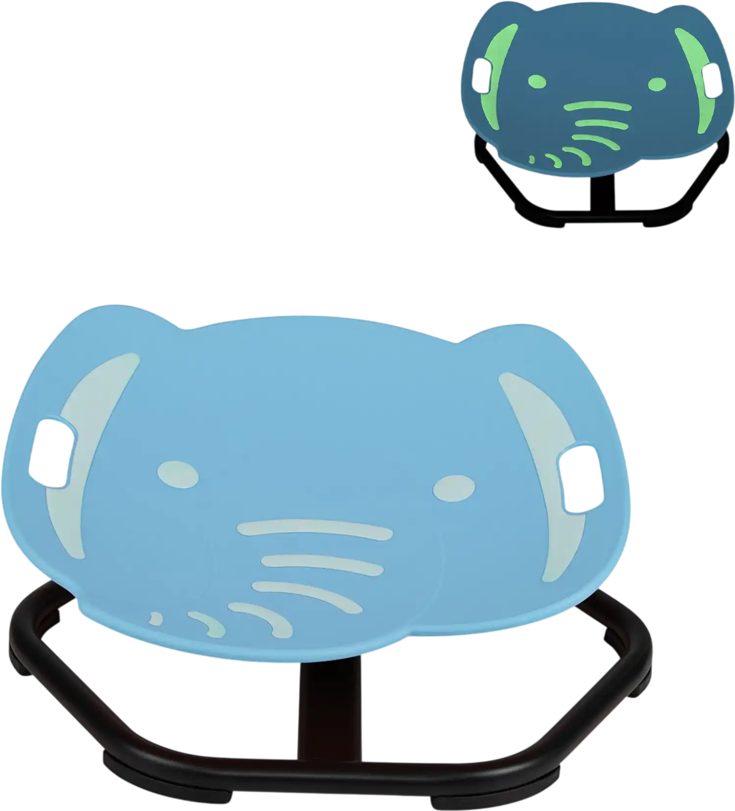Costway Elephant-Shaped Spinning Chair Sensory Swivel Seat for Autistic ADHD Kids 86778193 New