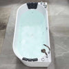 Empava Bathtub 59" Freestanding Hydro Massage Whirlpool with Center Drain New