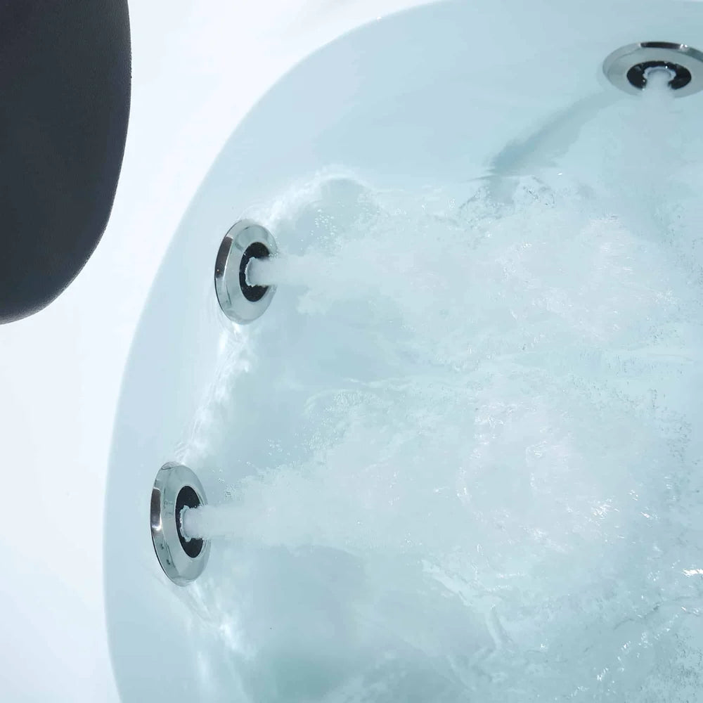 Empava Bathtub 59" Freestanding Round Whirlpool Acrylic with Right Drain New