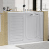 Empava Walk-in Bathtub 54" Alcove Soaking Tub with Right Drain New