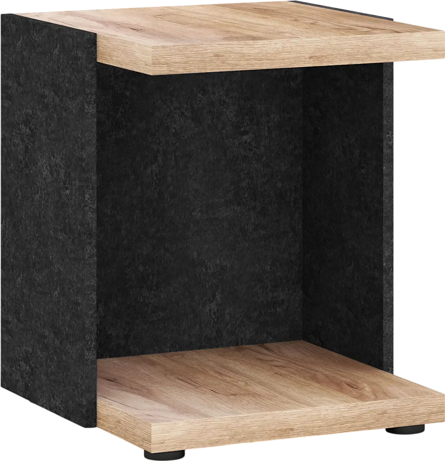 Costway 2-Tier End Table Sofa Side Table Open Storage Shelf 745239168 New