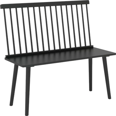 Costway Windsor Dining Bench Spindle Back 2-Person 78194625 New