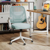 Ergonomic Computer Desk Chair with Lumbar Support and Flip-up Arms-Navy - Gallery View 1 of 9