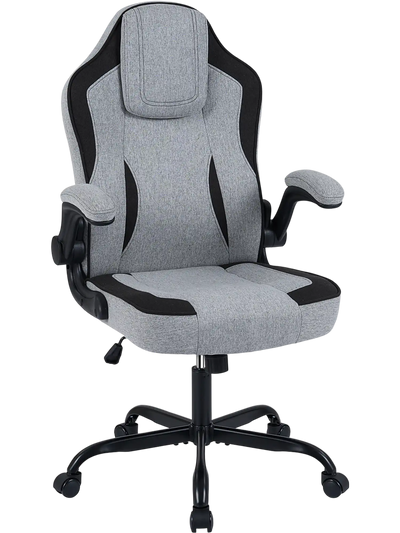 Costway Ergonomic Computer Office Chair Flip-Up Armrests 91393732 New