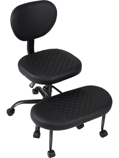 Costway Ergonomic Cross Legged Office Chair Height-Adjustable Seat 19222801 New