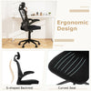 Ergonomic mesh office chair with adjustable height, S-shaped backrest, and curved seat for optimal comfort and support.