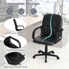 Ergonomic office chair with ribbed stitching, high back support, and chrome armrests, ideal for home or business use.