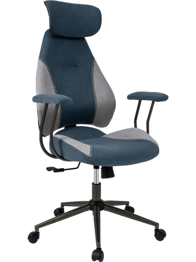 Costway Ergonomic Office Chair Computer Desk Chair 2D Headrest Rocking Backrest 60812272 New