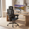 Ergonomic gray office chair featuring a soft sponge seat cushion and breathable mesh for all-day comfort and support.