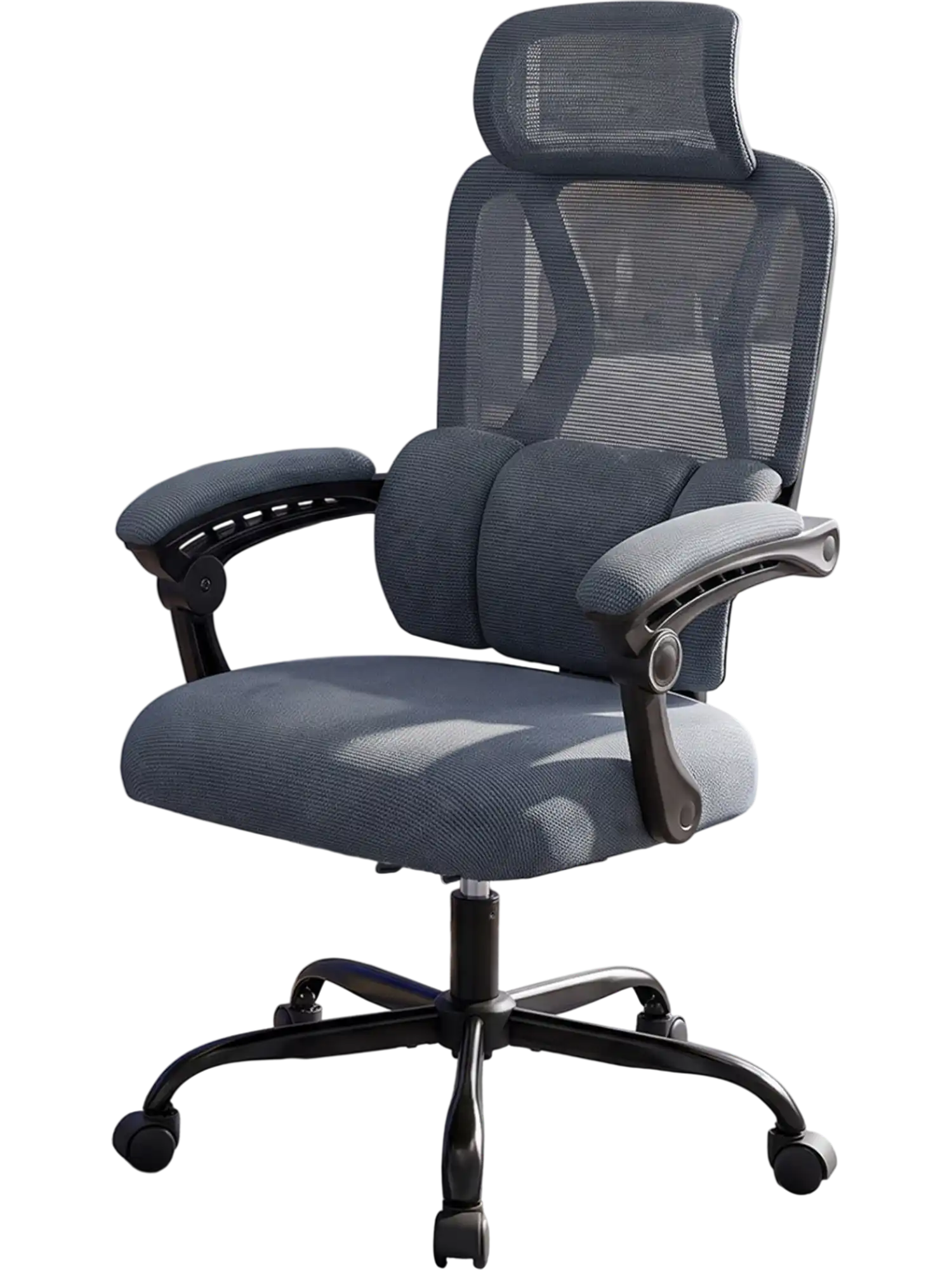 Costway Ergonomic Mesh Office Chair High Back Adaptive Lumbar 2D Headrest 62492463 New