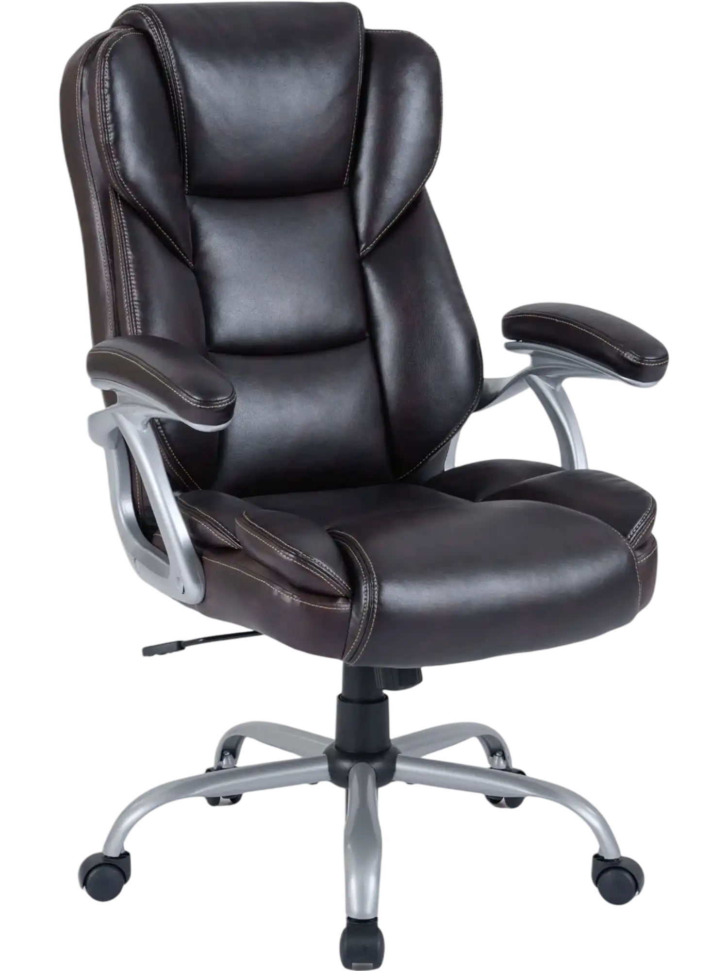 Costway Executive Office Chair Ergonomic Leather Padded Armrests 46413152 New
