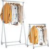 Extendable Foldable Heavy Duty Clothing Coat Rack Stand with Hanging Rod