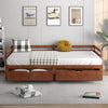 Extendable Twin to King Daybed with Trundle and 2 Storage Drawers - Gallery View 1 of 9