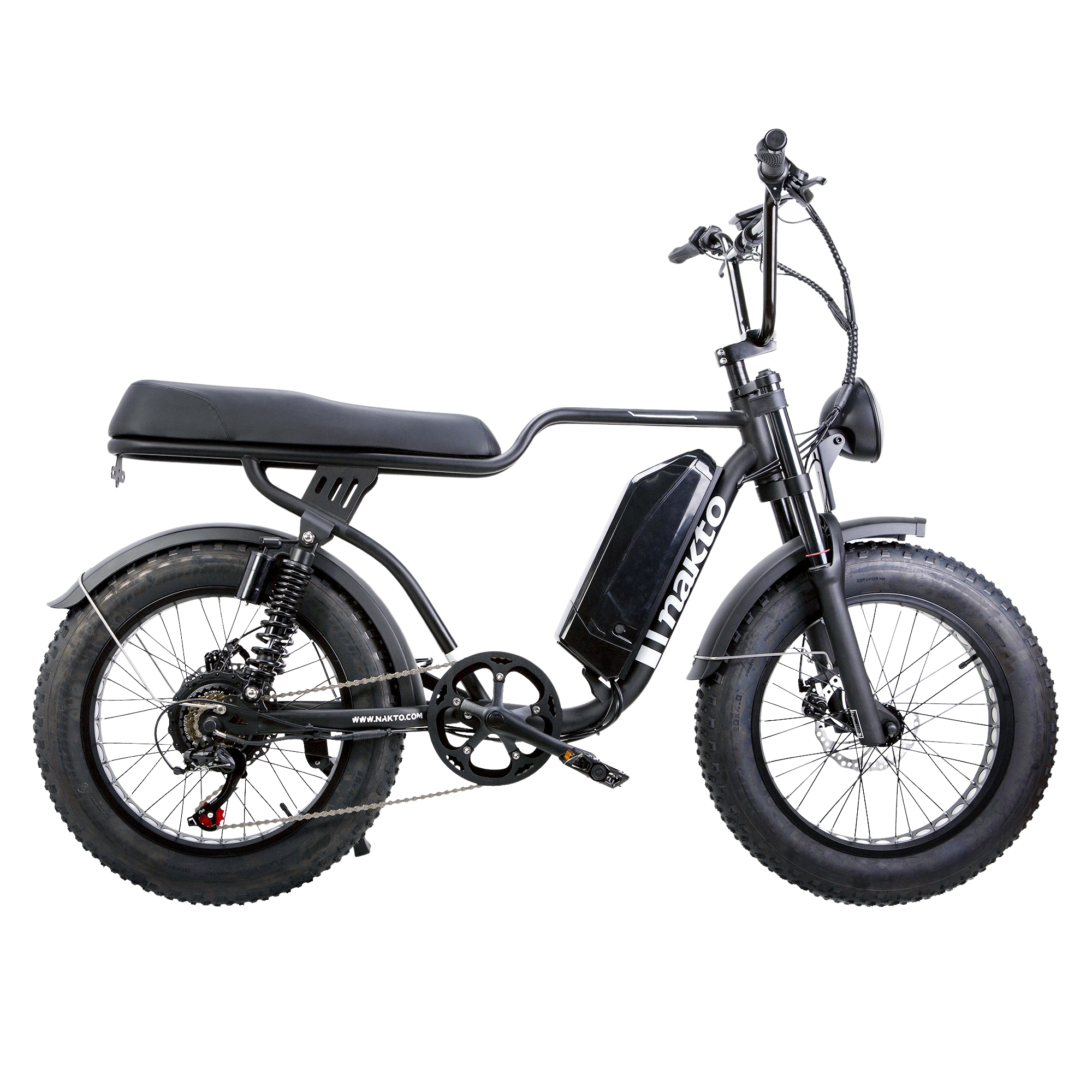 NAKTO F2 Fat Tire Electric Bicycle 6 Speed 20