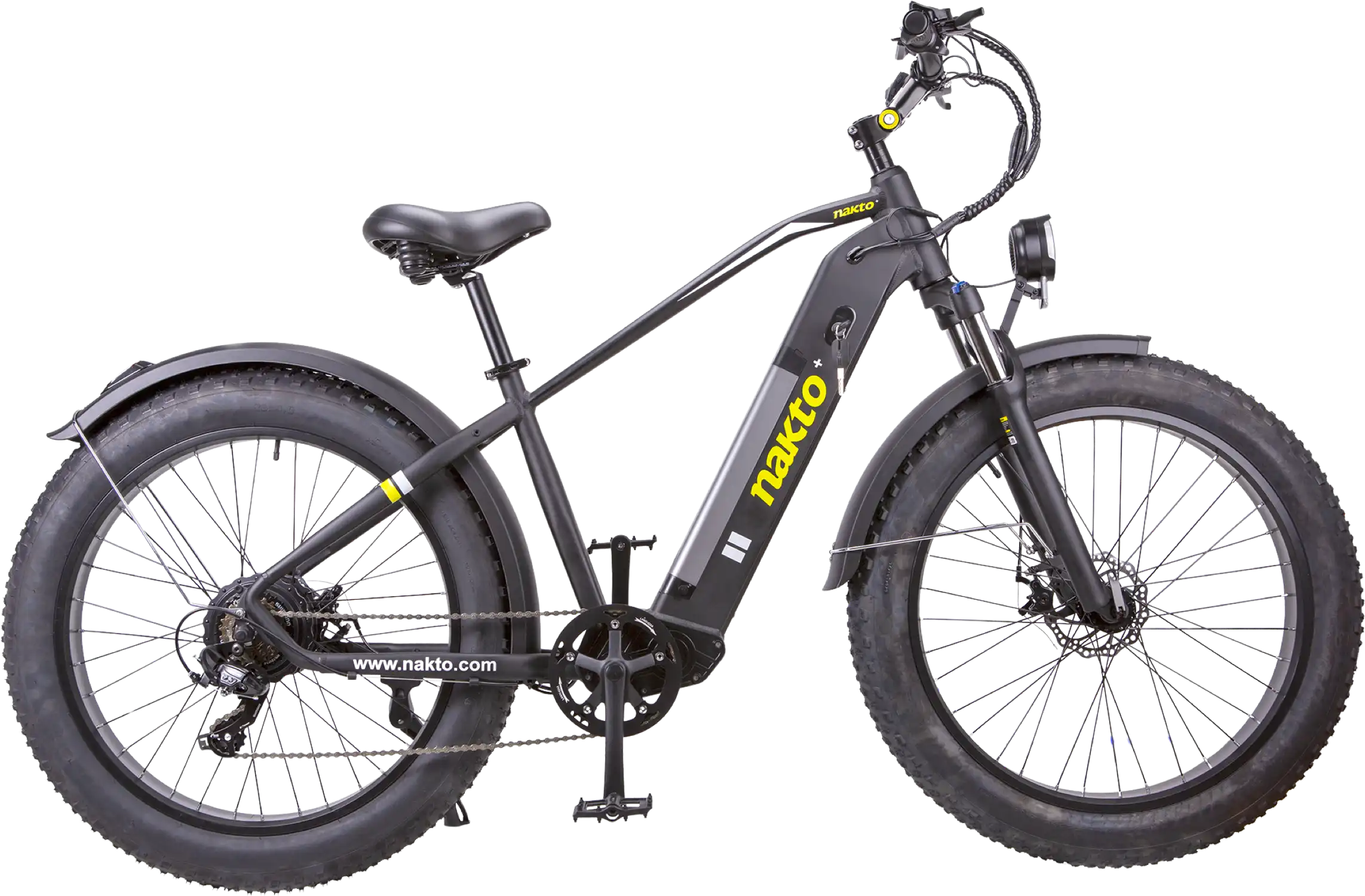 NAKTO F6 Fat Tire Electric Bicycle 6 Speed 26