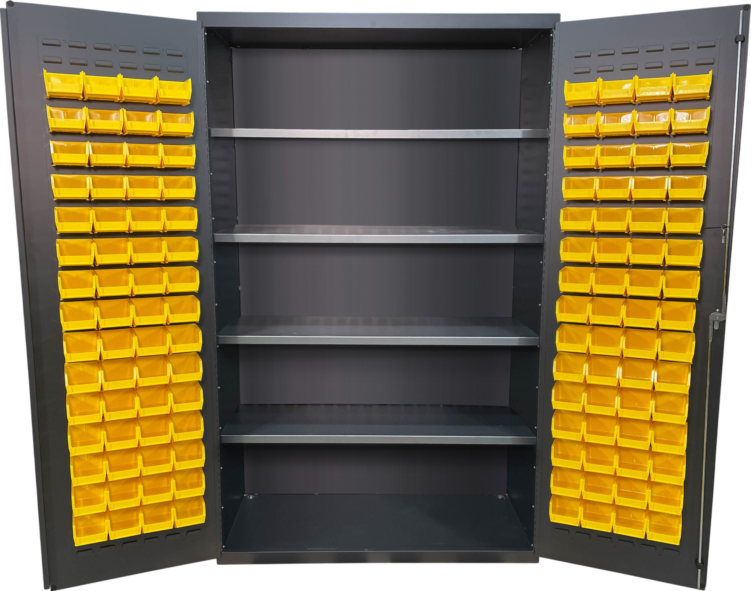 Valley Craft Heavy-Duty Bin and Shelf Cabinet 48
