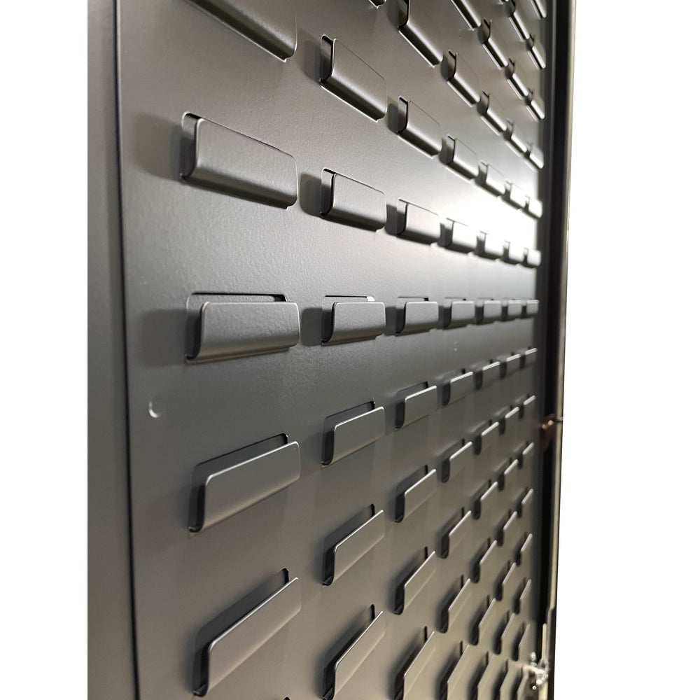 Valley Craft Heavy-Duty Bin and Shelf Cabinet 48" x 24" x 78" 14 Gauge Steel with 4 Shelves and 120 Bins F87451A6 New